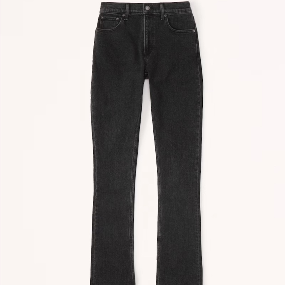 Abercrombie & Fitch Black Skinny bootcut Jeans
